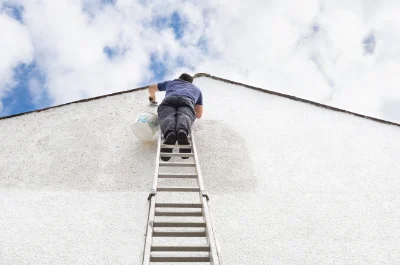 Peinture extérieure à Gastins — façades et ravalement